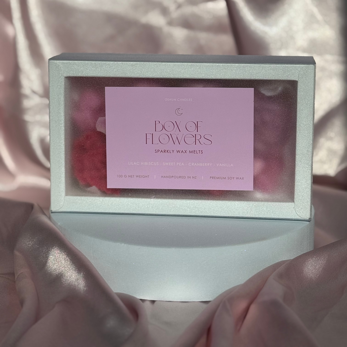 box of flowers wax melts