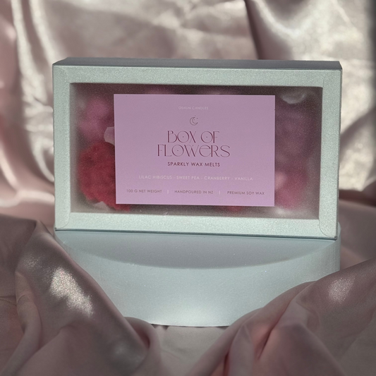 box of flowers wax melts