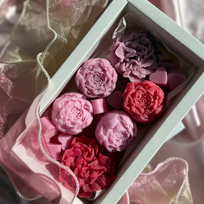 box of flowers wax melts
